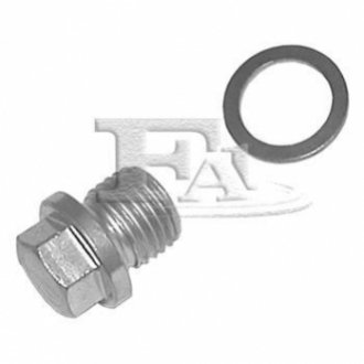 862.368.011 Fischer Automotive One (FA1) FISCHER OAS018 Масляная пробка + шайба M14x1,5 L=12 Saab, Cu 14x20x1,5 , DIN 9