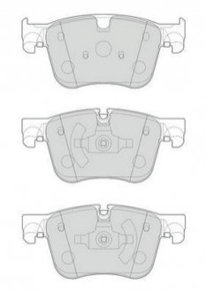 573621J Jurid JURID CITROEN Тормозные колодки пер. C4 Grand Picaasso, C4 Picasso,Peugeot 308