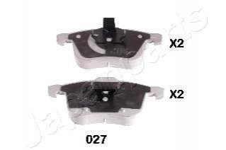 PA-027AF JAPANPARTS JAPANPARTS CADILLAC Тормозные колодки дисковые BLS, Opel Vectra C 3,0 V6 03-