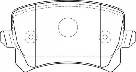 573668J Jurid Гальмівні колодки задні