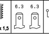 6ZF 004 842-001 HELLA HELLA Переключатель света задн.хода AUDI 80/100, Golf,Jetta,Passat,Polo 0,9- (фото 2)