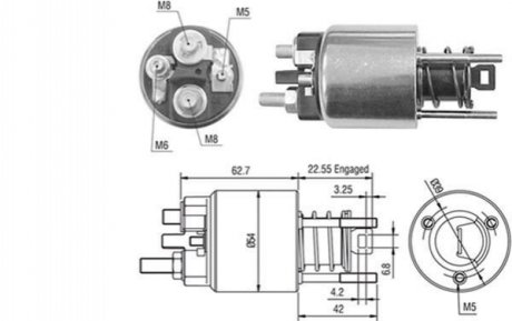 940113050423 MAGNETI MARELLI MAGNETI MARELLI Втягивающее реле BMW E36/46 - MAGNETI MARELLI [940113050423]