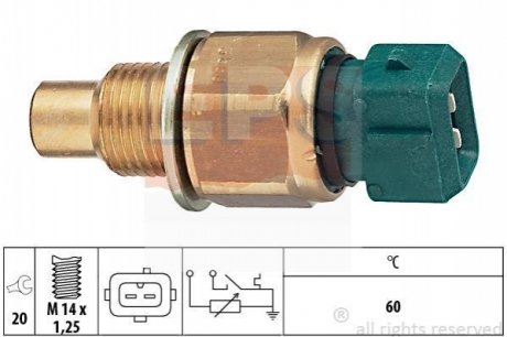 1.830.560 EPS EPS PEUGEOT Датчик температуры воды Boxer 2,5TD -02, CITROEN Jumper 2,5TD.
