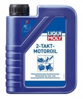 1052 LIQUI MOLY LM 1л 2-TAKT MOTOROIL Масло мотор. 2-х такт. полус. универсальное (API-TC)