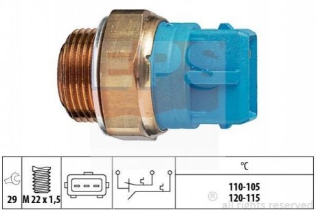 1.850.680 EPS EPS OPEL Температурный датчик включения вентилятора радиатора VECTRA 1.6I