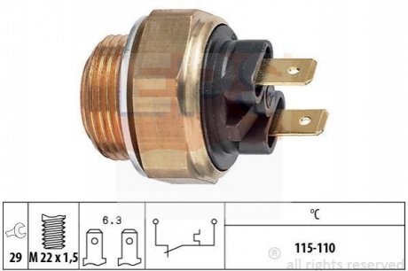 EPS DB Датчик включения вентилятора радиатора Vito -03 (с конд.) 115-110c 1.850.135