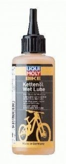 6052 LIQUI MOLY LM 0,1л Bike Kettenoil Wet Lube Смазка для цепи велосипедов (дождь/снег)