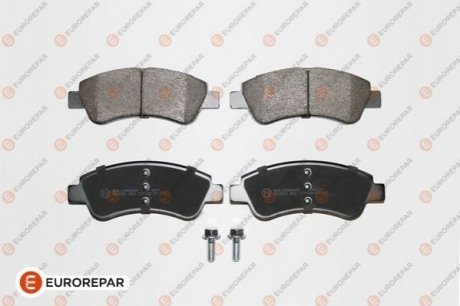 1617282980 Eurorepar Колодка тормозная передняя (комплект) Citroen C3 (1617282980) Eurorepar