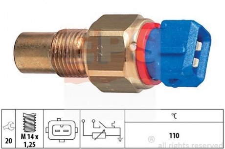 1.830.521 EPS EPS CITROEN Датчик температуры воды Jumper 94-,ZX,PEUGEOT 205,405,Boxer
