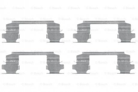 1987474436 BOSCH BOSCH NISSAN К-т установочный пер. торм. колодок Pathfinder 3,3-3,5 -04