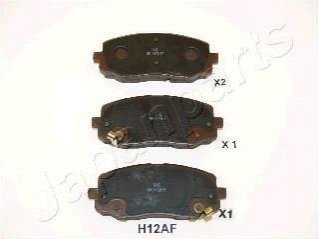 PA-H12AF JAPANPARTS JAPANPARTS HYUNDAI Тормозные колодки передн. i10, KIA Picanto (без ESP)