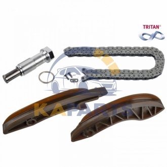 107254 FEBI BILSTEIN FEBI BMW К-т цепи ГРМ (цепь+2 успокоителя+натяжитель) 1/Е8/F20, 5/F10