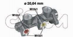 202-180 CIFAM CIFAM OPEL Главный тормозной цилиндр D20,64mm Vectra 1.4/1.8/1.7D 88-