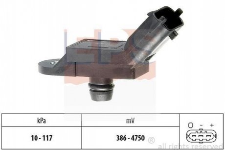 1.993.133 EPS EPS FIAT Датчик давления воздуха Doblo,Grande Punto,Idea,Punto,Lancia