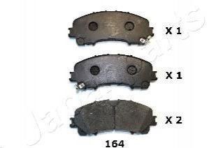 PA-164AF JAPANPARTS JAPANPARTS NISSAN Колодки торм. пер. X-Trail 1.6dCi 13-,Infiniti Q50