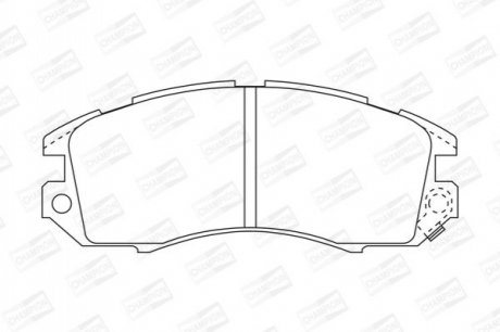 572275CH CHAMPION CHAMPION SUBARU Тормозные колодки передн.Subaru Impreza,Legacy 89-00