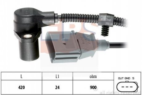 EPS VW Датчик оборотов двигателя Touareg 3,2-3,6 -10, T4 2,8 T5 3,2 1.953.320