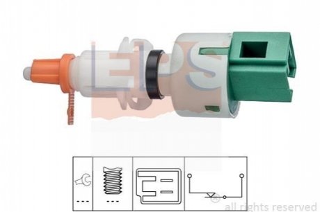 EPS CITROEN Выключатель STOP-сигналов Nemo, FIAT Qubo, Fiorino 07- 1.810.249