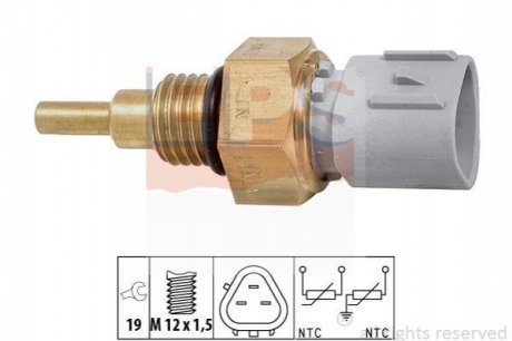 EPS TOYOTA Датчик охолоджувальної рідини Corolla -02,Hiace 01-,Mazda 1.830.368