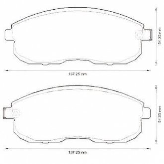 573304J Jurid JURID NISSAN Тормозные колодки передн.Tiida 04-,Juke 14-,Maxima QX