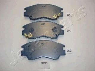 PA-527AF JAPANPARTS JAPANPARTS MITSUBISHI Тормозн.колодки передн.L200,L300,Pajero I,II