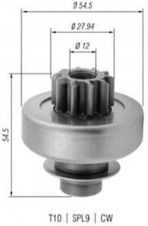 940113020379 MAGNETI MARELLI MAGNETI MARELLI Бендикс CITROEN PEUGEOT ROVER TATRA [940113020379]