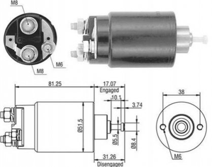 940113050404 MAGNETI MARELLI MAGNETI MARELLI Соленоид FORD,MAZDA - FORD/ VISTEON [940113050404]