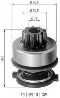 940113020259 MAGNETI MARELLI MAGNETI MARELLI Бендикс (z=9) FORD 2,8 SAAB 2,0/2,3 [940113020259]