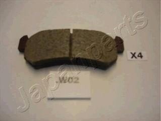 PP-W02AF JAPANPARTS JAPANPARTS CHEVROLET Тормозные колодки задн.Lacetti,Daewoo Nubira