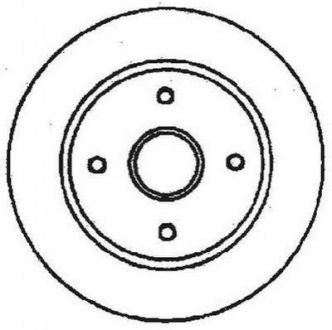 561678JC Jurid JURID FORD Диск тормозной передн. Mondeo 94- Scorpio -98 (260*24)