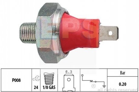 1.800.035 EPS EPS MAZDA Датчик давления масла TOYOTA, KIA, MITSUBISHI, SUBARU.