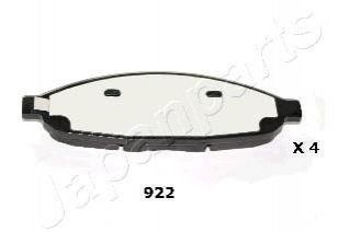 PA-922AF JAPANPARTS JAPANPARTS CHRYSLER Тормозные колодки перед Pacifica 3,5 AWD -06