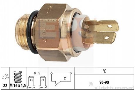 1.850.057 EPS EPS SUBARU Температурный датчик включения вентилятора радиатора