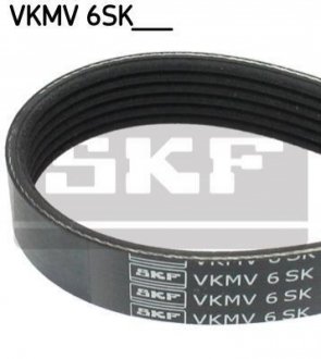 VKMV 6SK1090 SKF SKF Ремень П-клиновой 6EPK1090 (Elastic) CITROEN C4 1.6HDi 05-