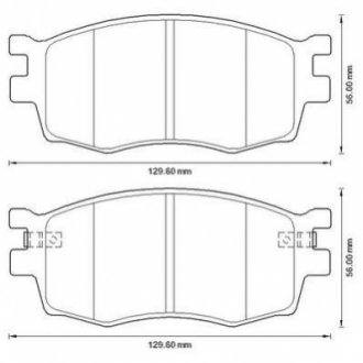 572593J Jurid JURID HYUNDAI Гальмівні колодки передн. Kia Rio 05-, Accent 06-