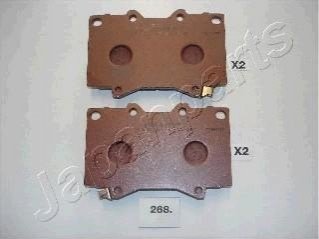 PA-268AF JAPANPARTS JAPANPARTS TOYOTA Тормозные колодки передн.Land Cruiser 100 98-