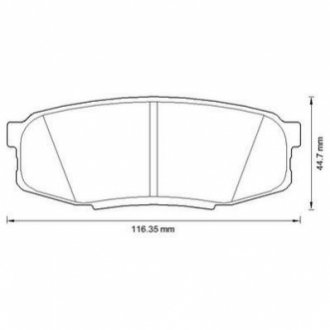 572597J Jurid JURID Колодки тормозн. задн. TOYOTA Land Cruiser 4.7/4.5d 08-