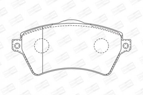 573102CH CHAMPION CHAMPION LANDROVER Тормозные колодки передние Freelander 00-