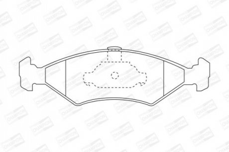 571914CH CHAMPION CHAMPION MAZDA Тормозные колодки передн.121,Ford Fiesta 95-