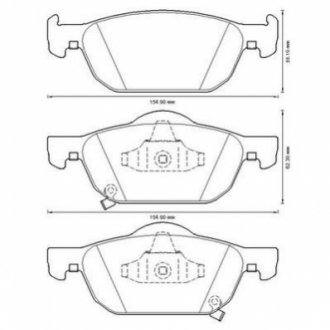 572624J Jurid JURID HONDA Тормозные колодки передн.Accord 08-,Civic 12-