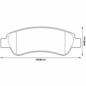 573274J Jurid JURID FIAT Тормозн.колодки задн.Ducato,Citroen Jumper 06-