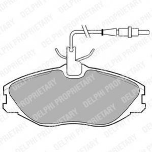 LP986 Delphi Гальмівні колодки дискові CITROEN/PEUGEOT Xsara/406/607 "F "96>>