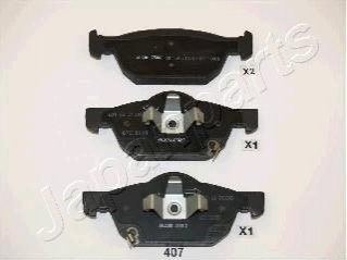PA-407AF JAPANPARTS JAPANPARTS HONDA Колодки торм передн.Accord 08-,Civic 12-