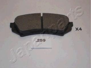 PP-259AF JAPANPARTS JAPANPARTS TOYOTA Тормозные колодки задн.Land Cruiser 98-