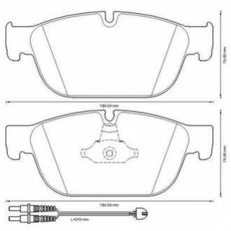 573338J Jurid JURID CITROEN Колодки передние DS5, DS4, C5(X7), C4(B7).