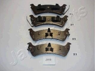 PP-019AF JAPANPARTS JAPANPARTS JEEP Тормозные колодки задні Grand Cherokee