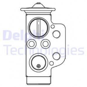 CB1022V Delphi DELPHI VW Расширительный клапан кондиционера MULTIVAN V