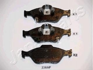 PA-238AF JAPANPARTS JAPANPARTS TOYOTA Тормозные колодки передн. Yaris 05-