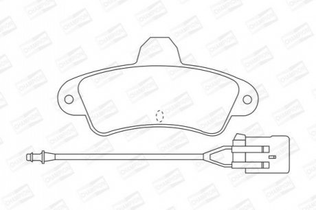 571755CH CHAMPION CHAMPION FORD Тормозные колодки задн. Mondeo I,II 93-