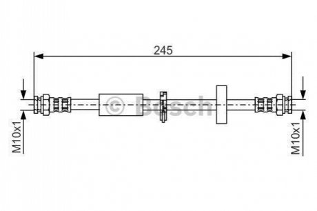 1987481334 BOSCH BOSCH FIAT Шланг тормозной задний Bravo 1.8,2.0 95-